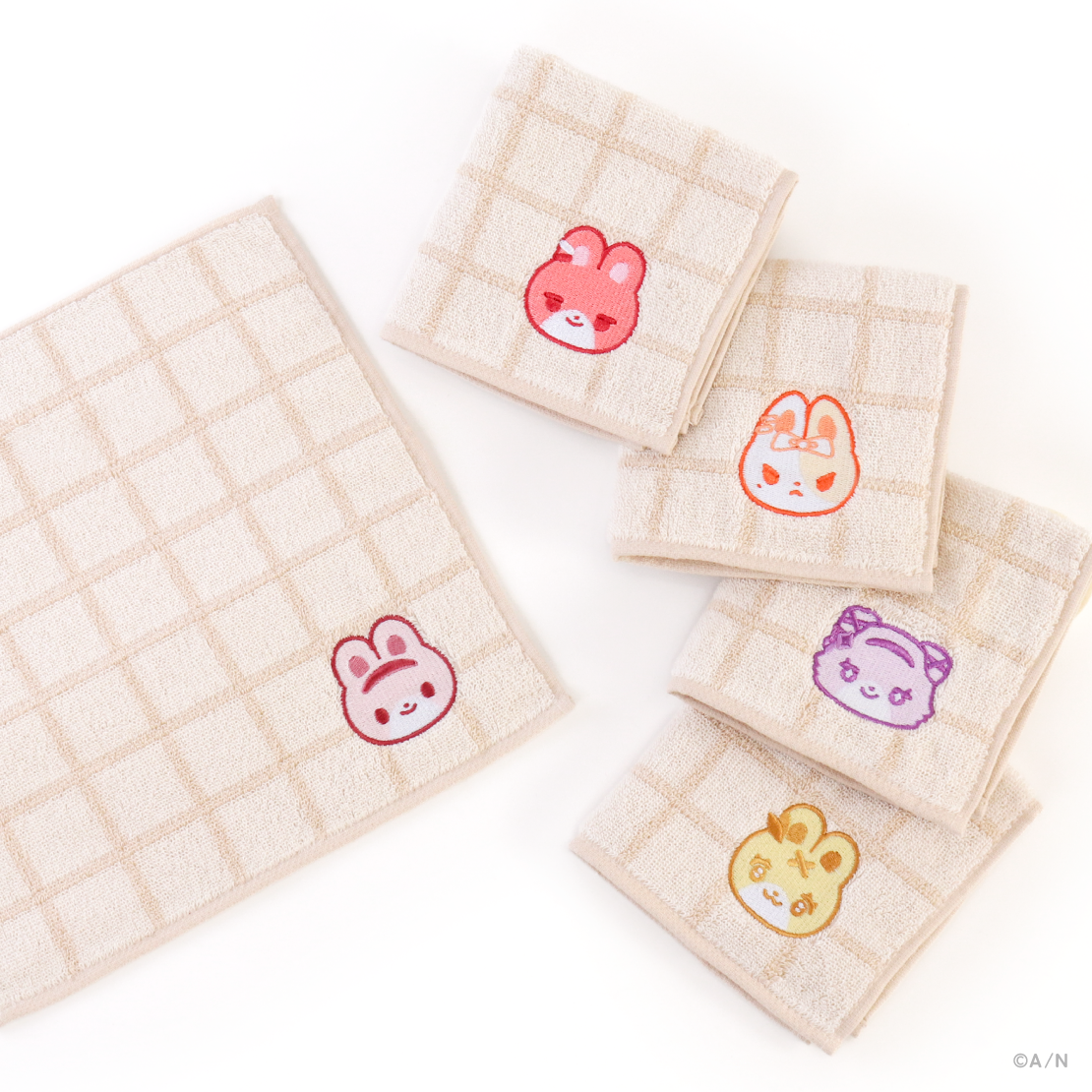【にじたうんぐっず いち】ハンカチタオル