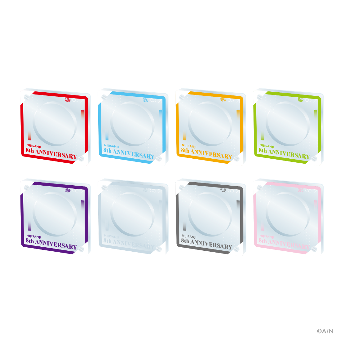 【にじさんじ 8th Anniversary】アクリル缶バッジフレーム