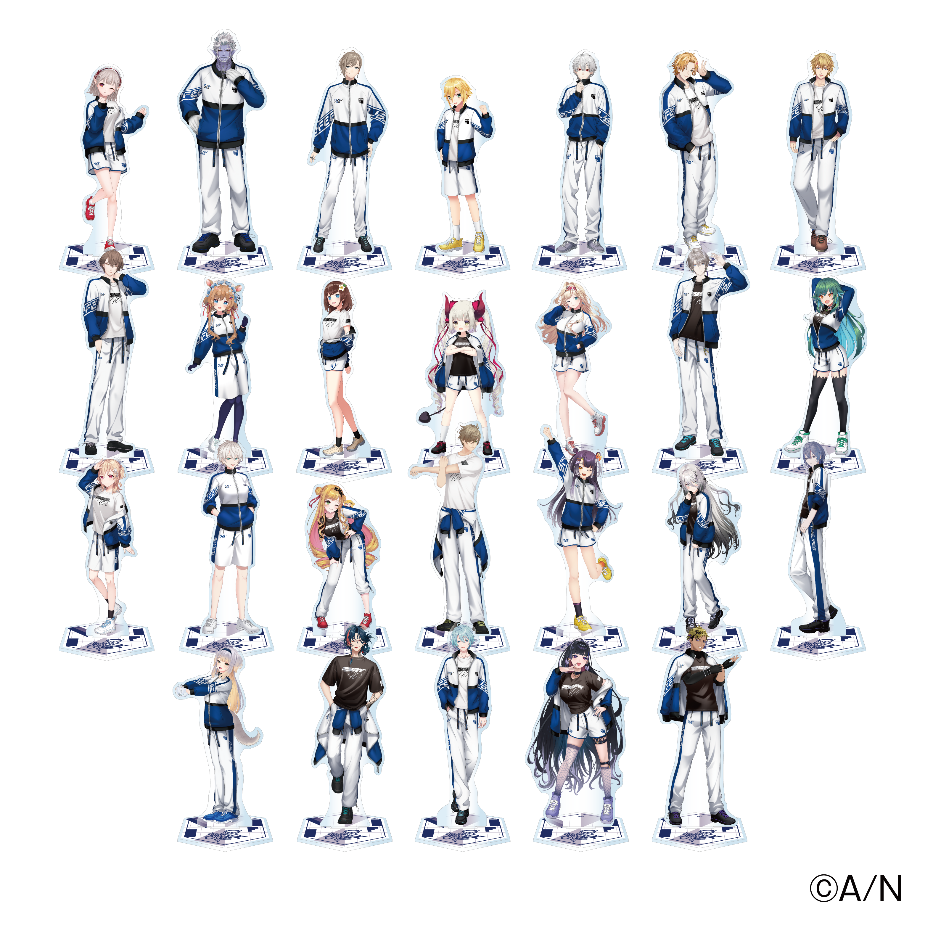 【にじフェス2026】クラスジャージアクリルスタンド インディゴ