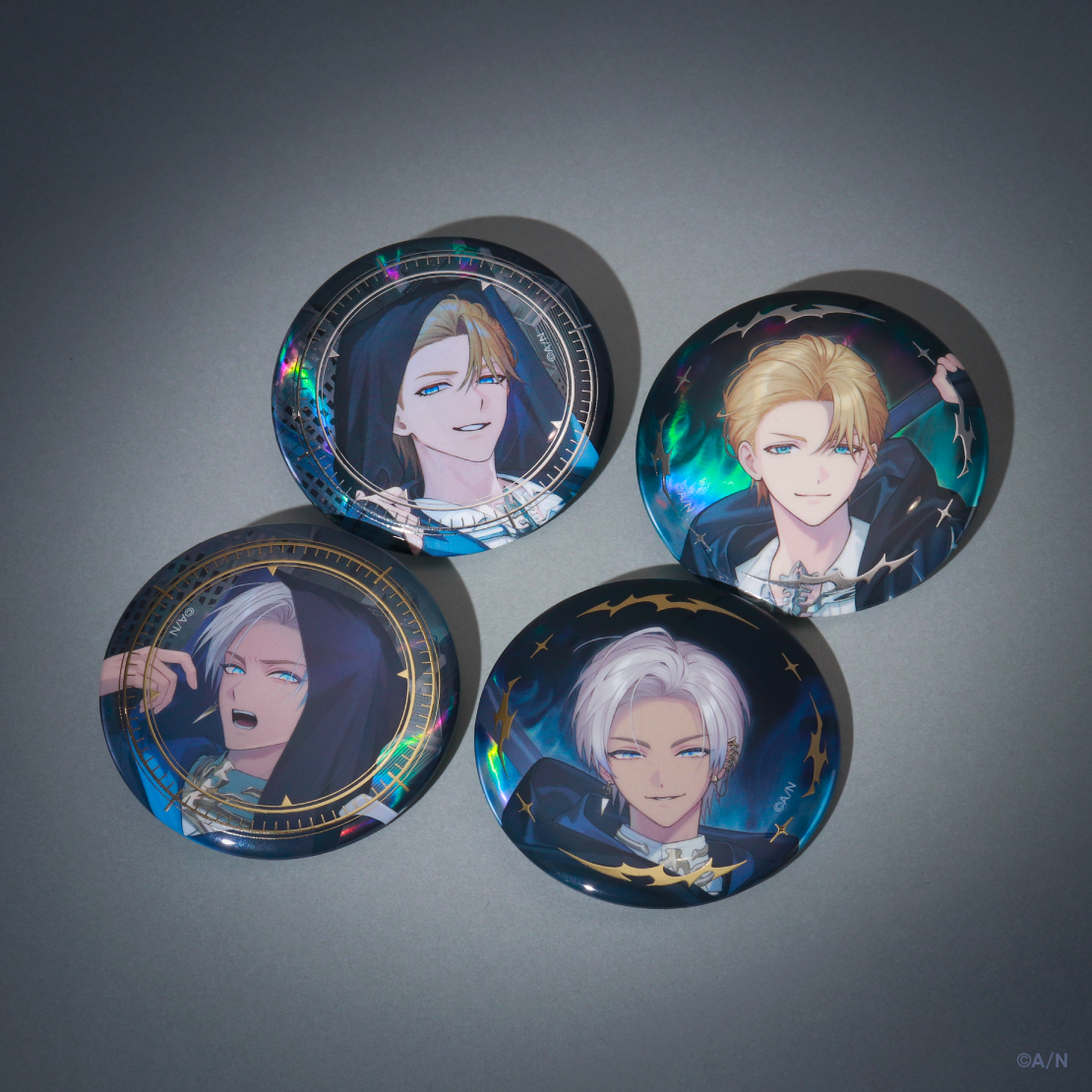 【Replay Mode】箔押し缶バッジセット