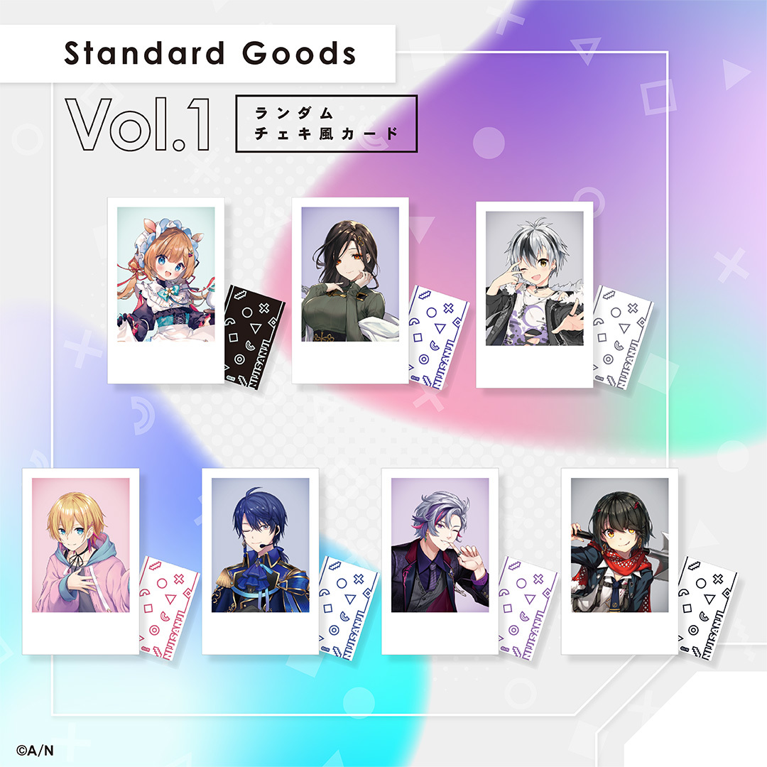 Standard Goods】Vol.1 ランダムチェキ風カード｜にじさんじ 