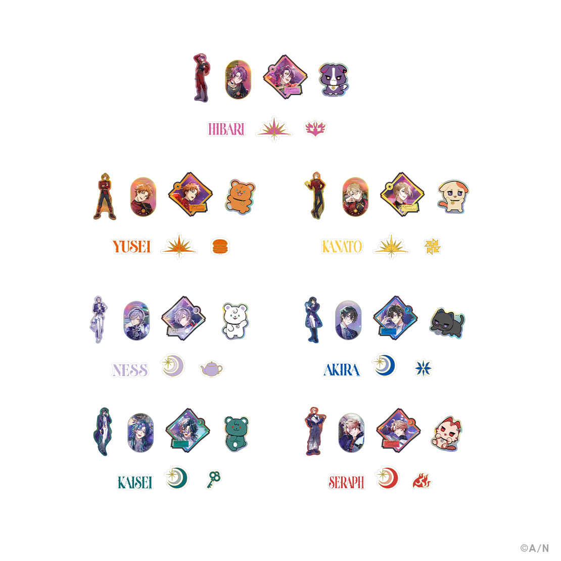 【IMPACT】ステッカーセット