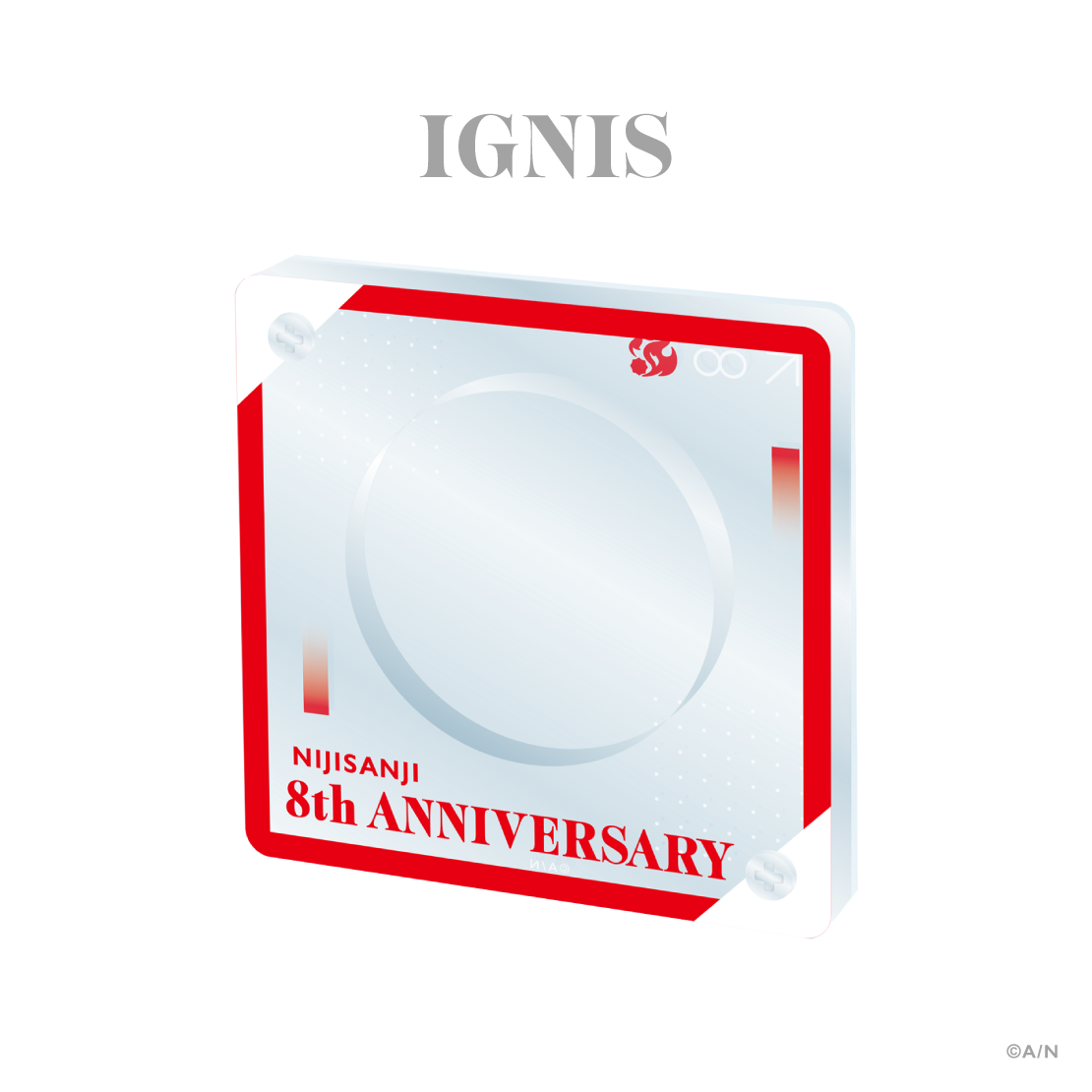 【にじさんじ 8th Anniversary】アクリル缶バッジフレーム