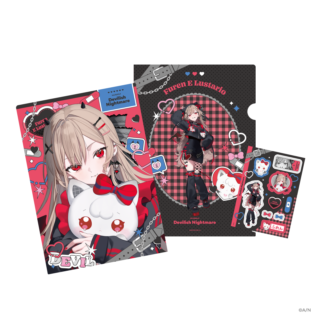 【Devilish Nightmare】クリアファイル＆ステッカーシート
