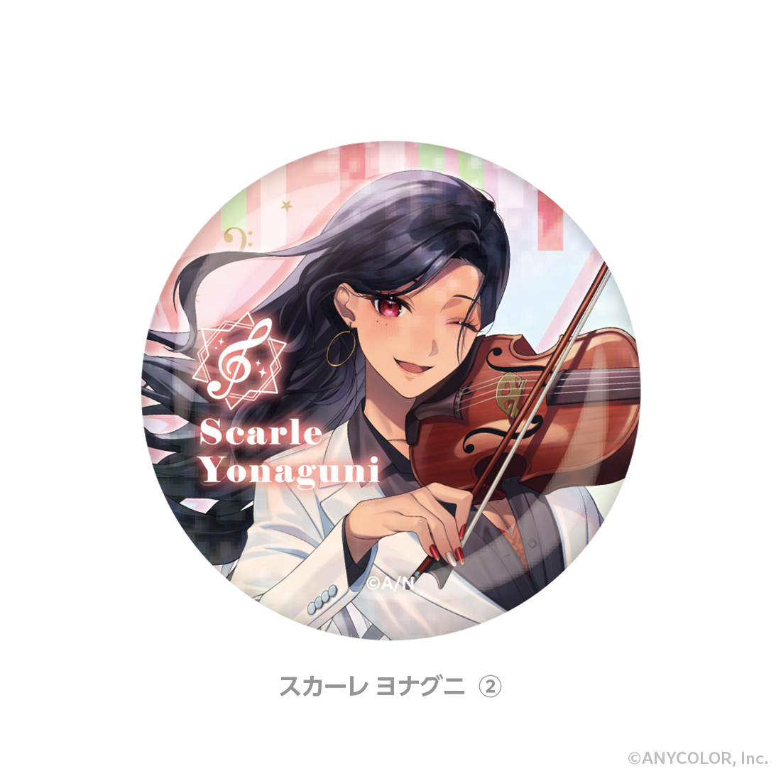 【ILUNA 3rd Anniversary】ホログラム缶バッジ