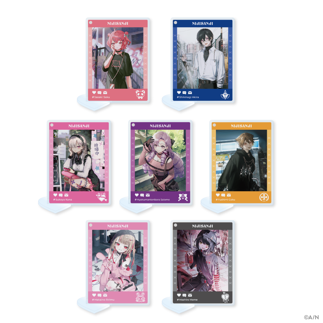伏見ガク ニコカフェ アクリルキーホルダー FANCY TOXIC】両面アクリル 