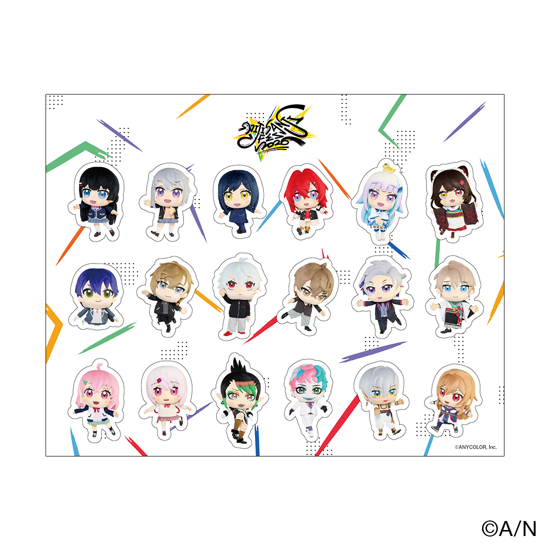 【にじフェス2026】着ぐるみシールシート