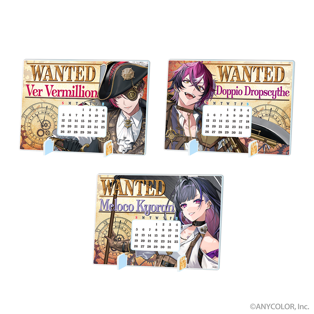 【XSOLEIL 3rd Anniversary】アクリル万年カレンダー