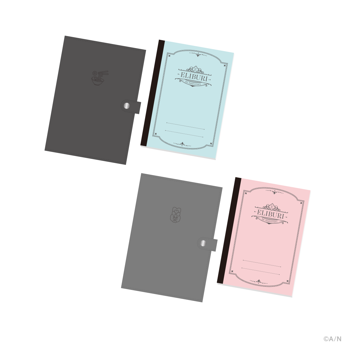 【ELIBURI 1st Anniversary】手帳カバー＆ノート
