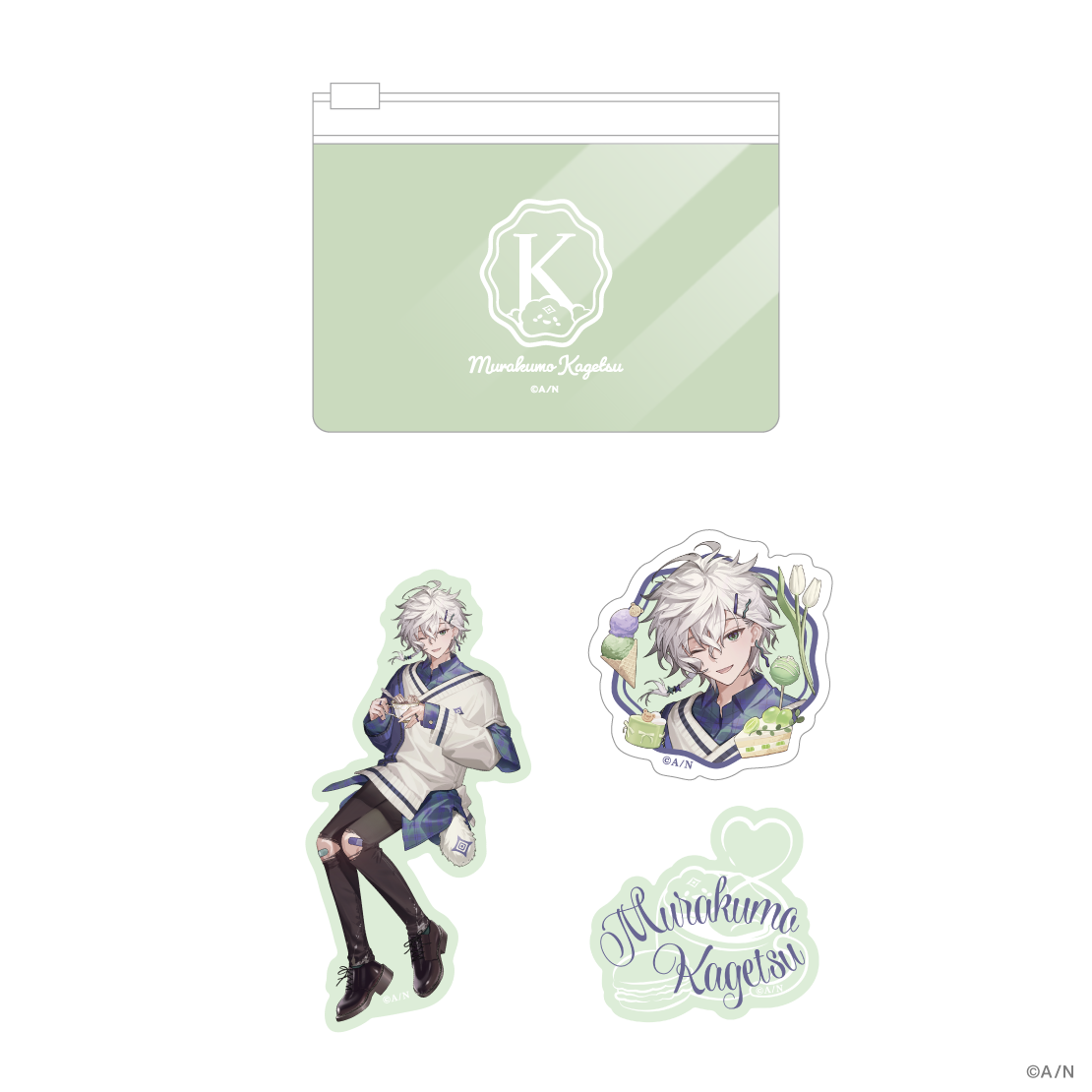 【Sweet Floaties】ステッカー＆スライダーケースセット