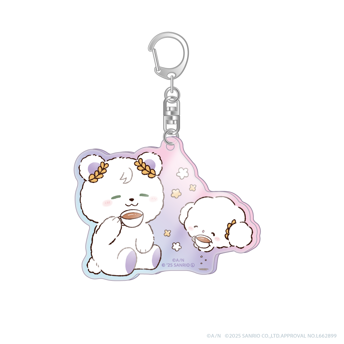 【3SKM×サンリオキャラクターズ】オーロラアクリルキーホルダー