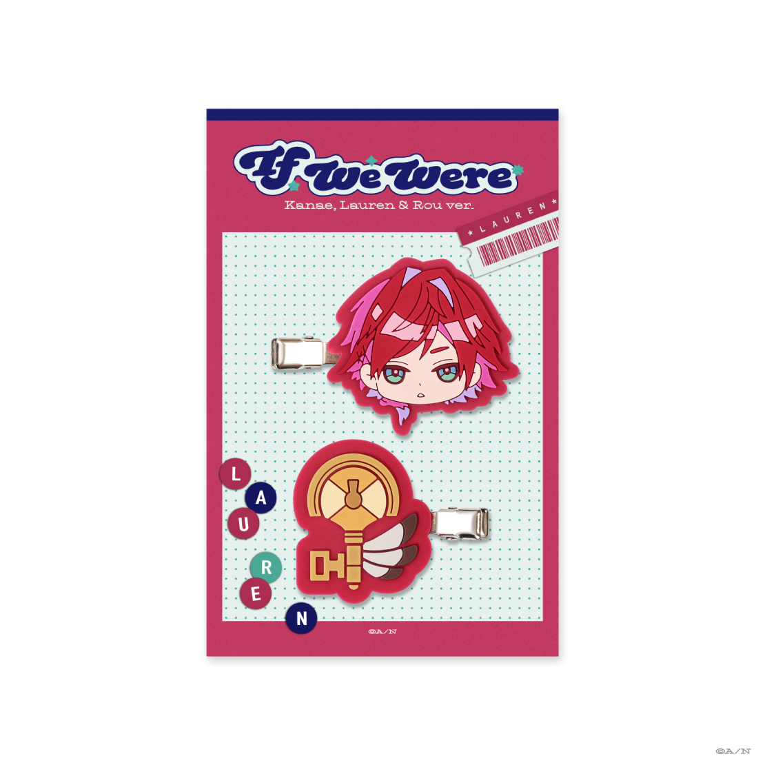 【If We Were ~Kanae, Lauren & Rou ver.~】ヘアクリップセット