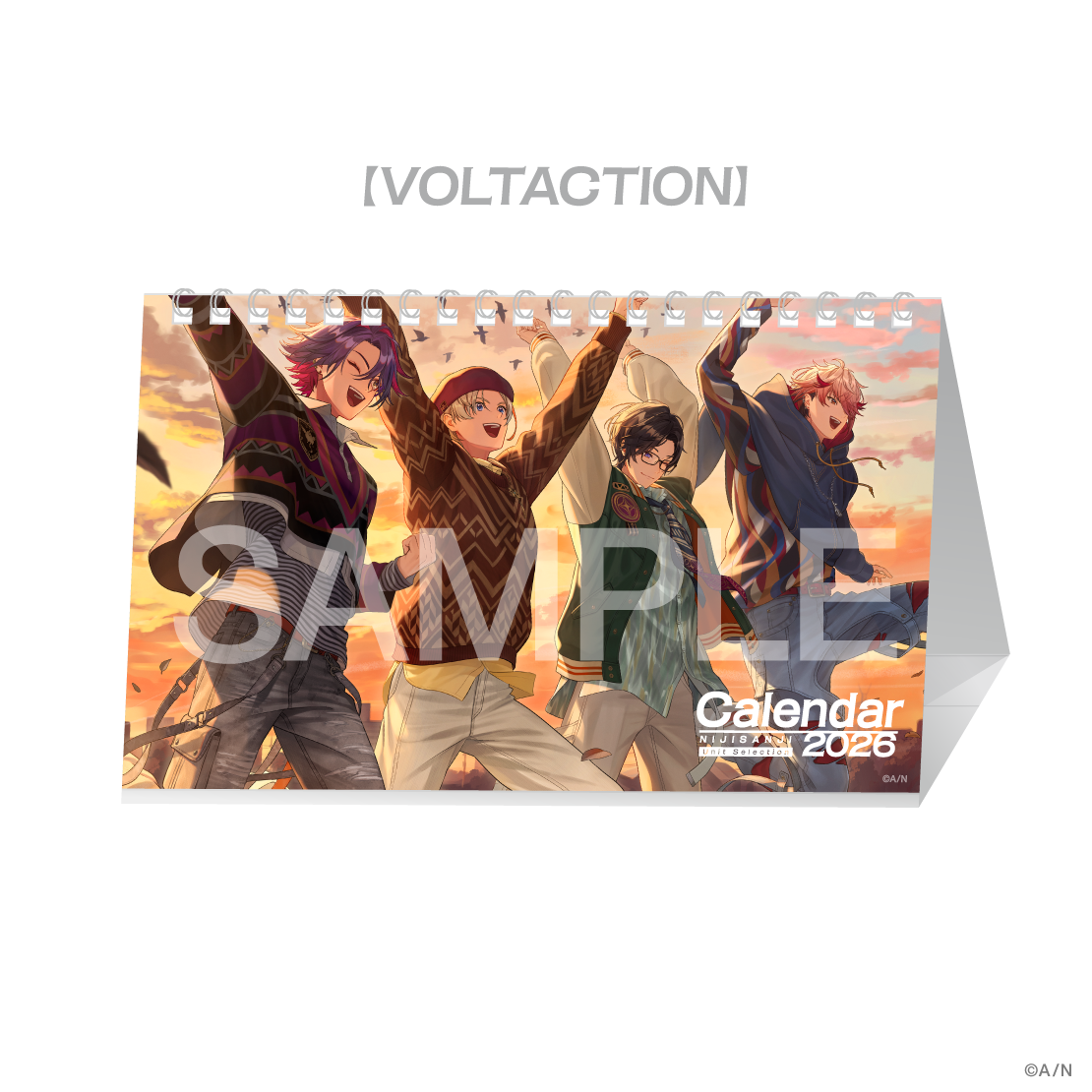 【Unit Selection Calendar 2026】卓上カレンダー VOLTACTION