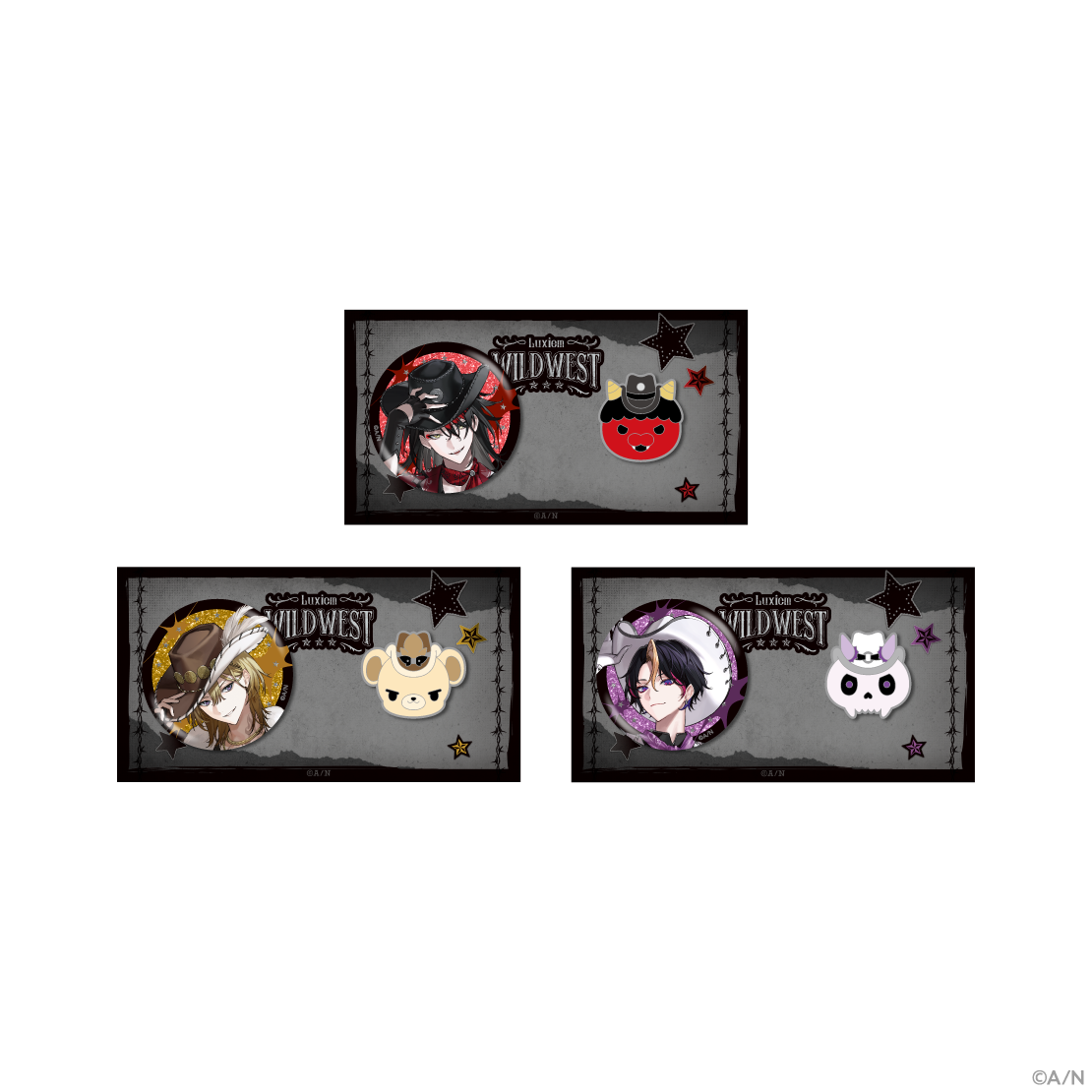 【Luxiem WILDWEST】缶バッジ＆ピンバッジセット