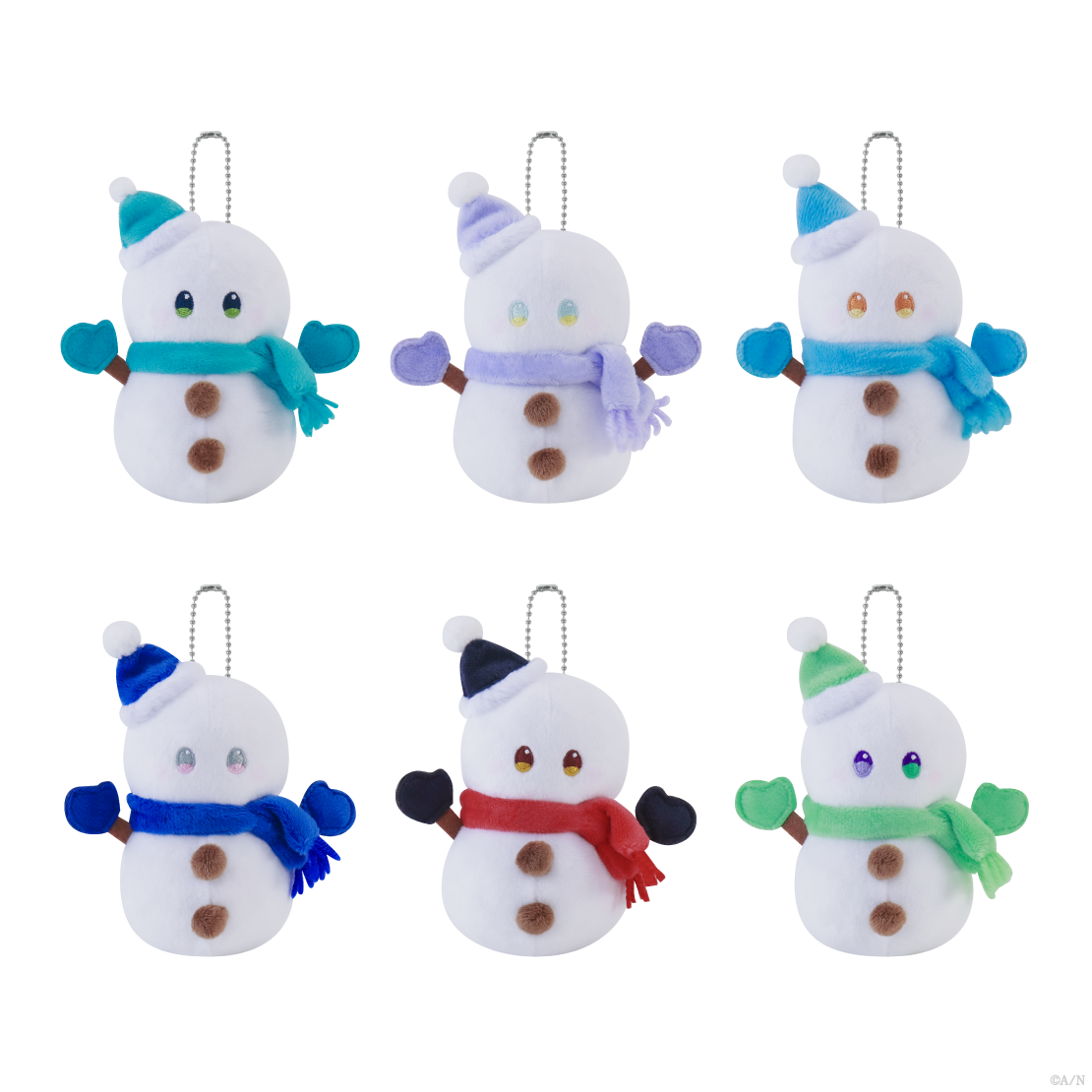 【White Snow Christmas】雪だるまマスコット