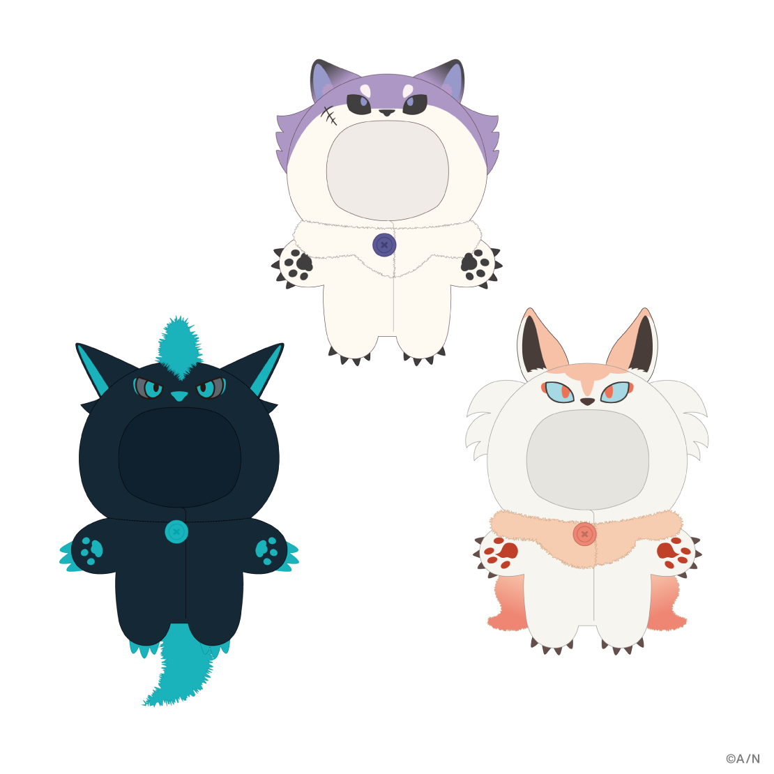 【V&Delta;LZ 6th】にじぬいきぐるみ