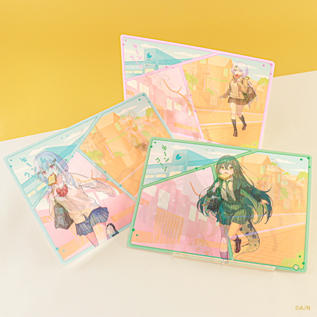 【食パンダッシュ】レンチキュラーアート