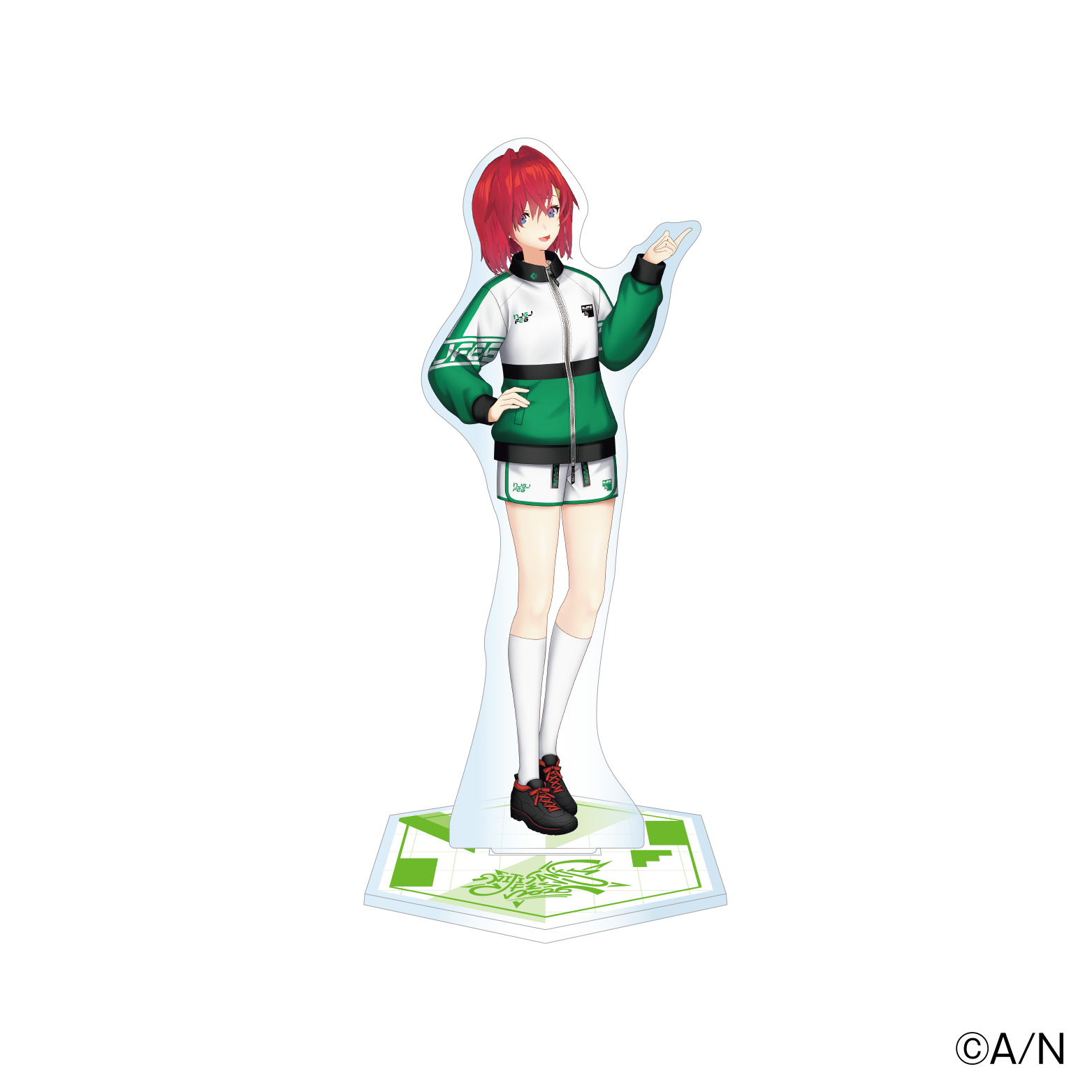 にじフェス2026】クラスジャージアクリルスタンド グリーン｜にじさん