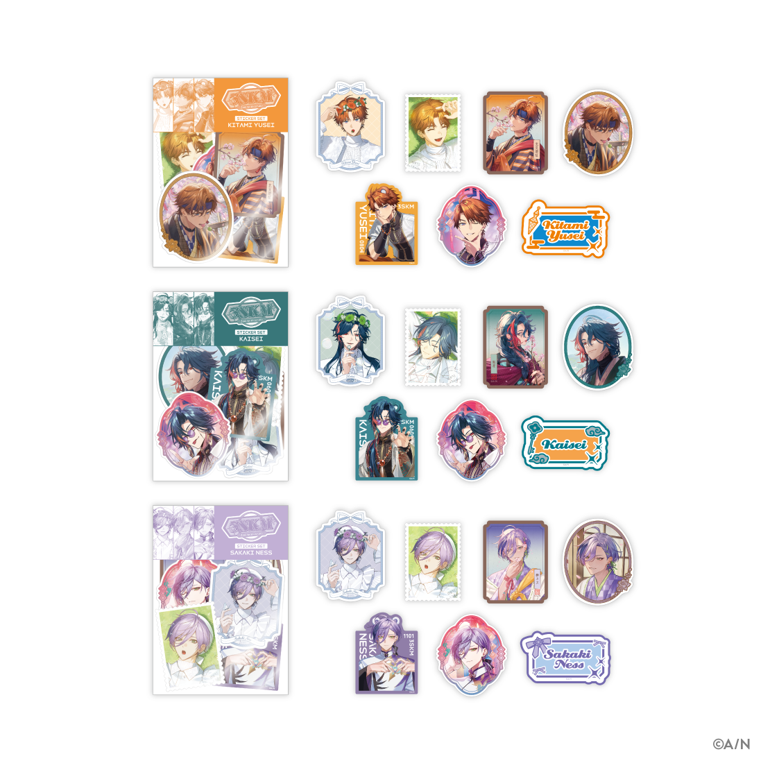 【3SKM 2nd Anniversary】ステッカーセット