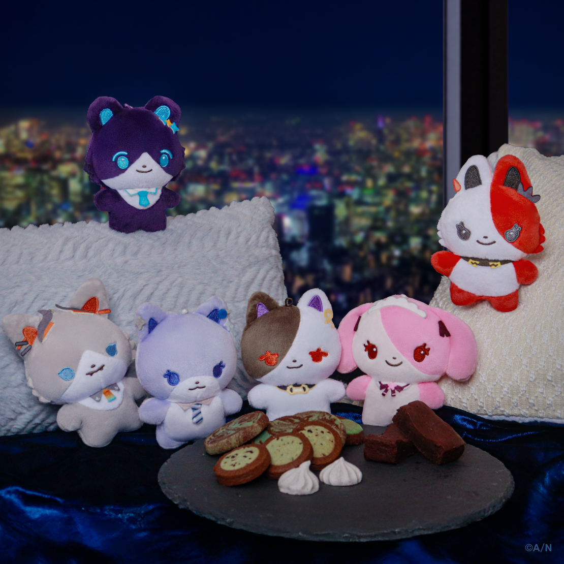【にじたうん 8ちょうめ】ぬいぐるみマスコット