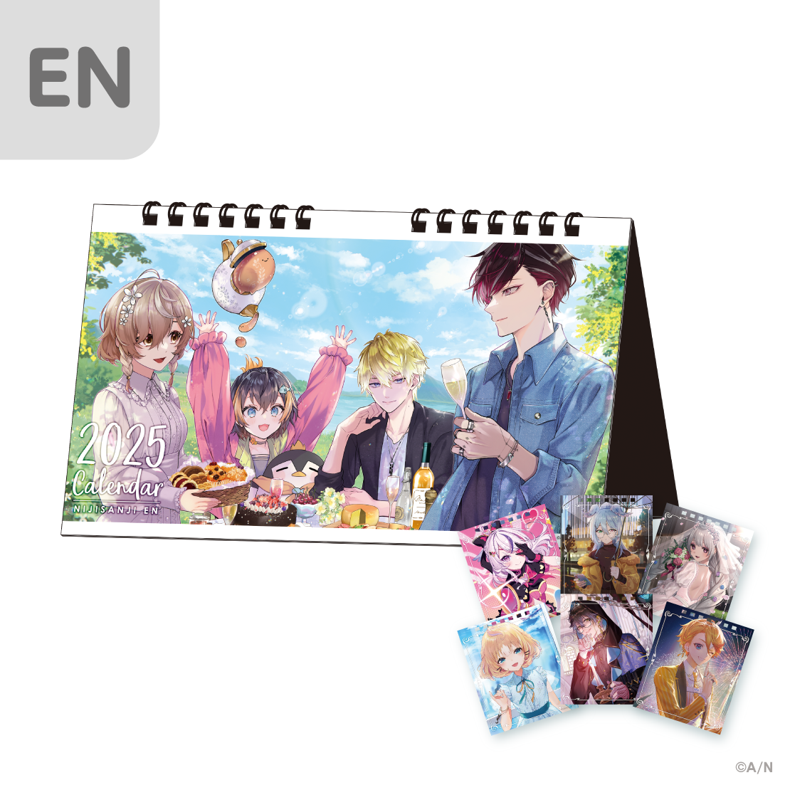 【NIJISANJI EN Desk Calendar 2025】