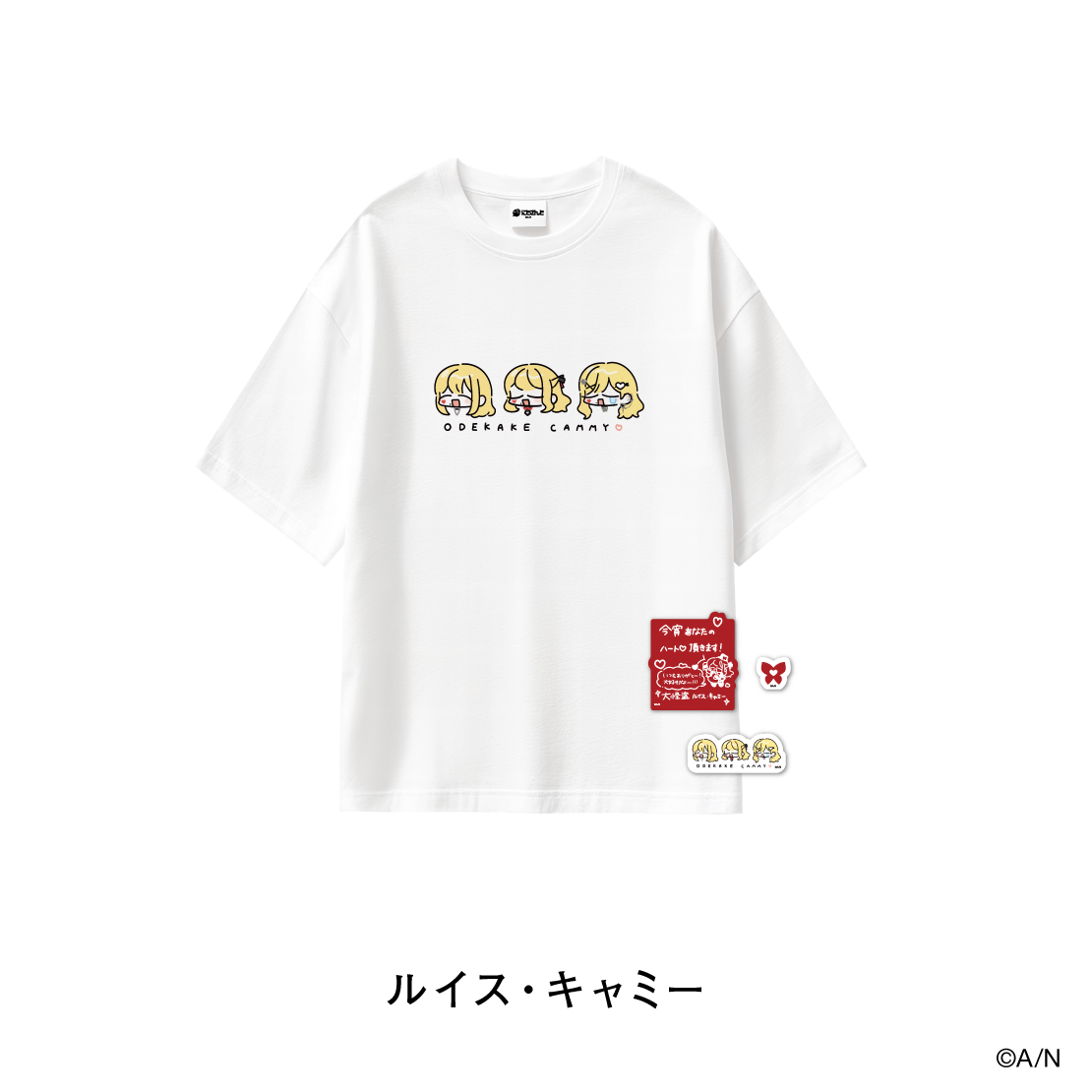 【にじさんじおでかけSTYLE～さんかいめ！～】名言イラストTシャツ＆ステッカーセット