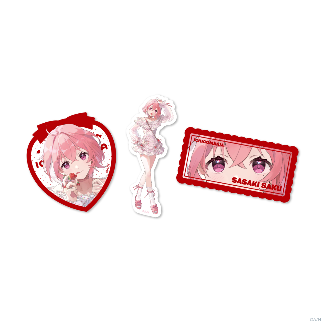 【いちごまにあ】ステッカーセット
