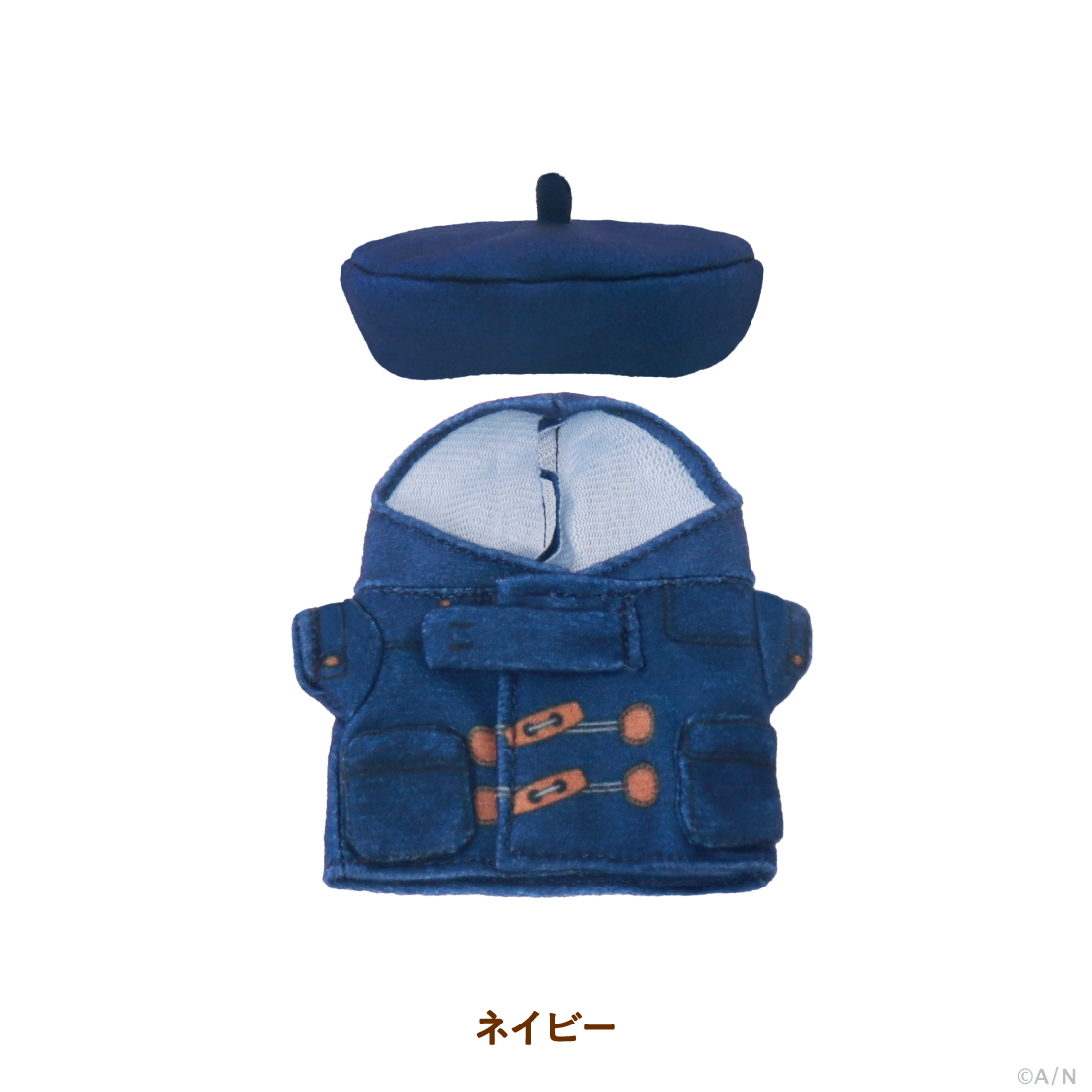 【OrenToko】にじぱぺダッフルコート&ベレー帽セット【にじぱぺカスタム】