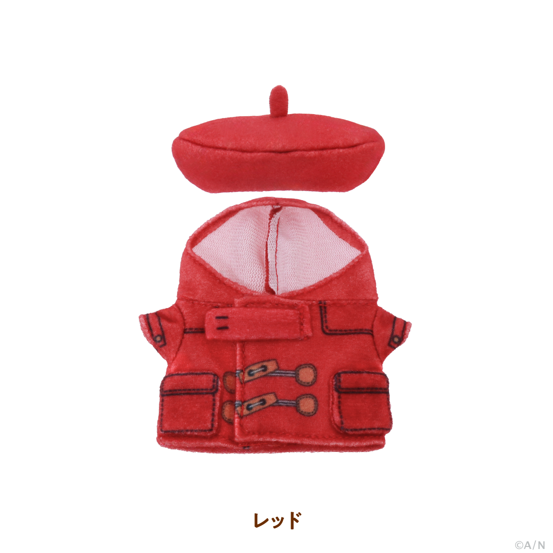 【OrenToko】にじぱぺダッフルコート&ベレー帽セット【にじぱぺカスタム】