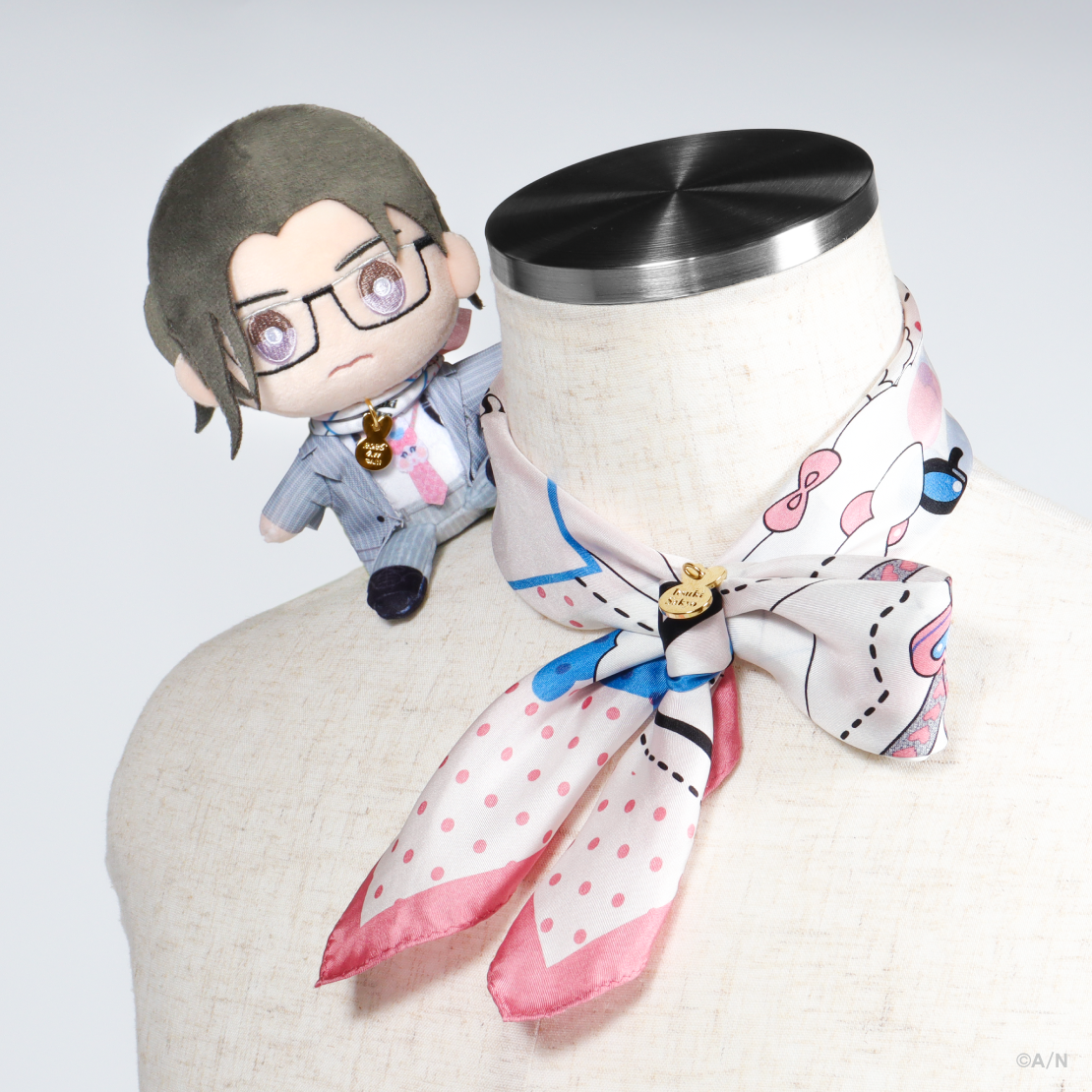 【ELIBURI 1st Anniversary】シルクスカーフ＆スカーフチャームセット