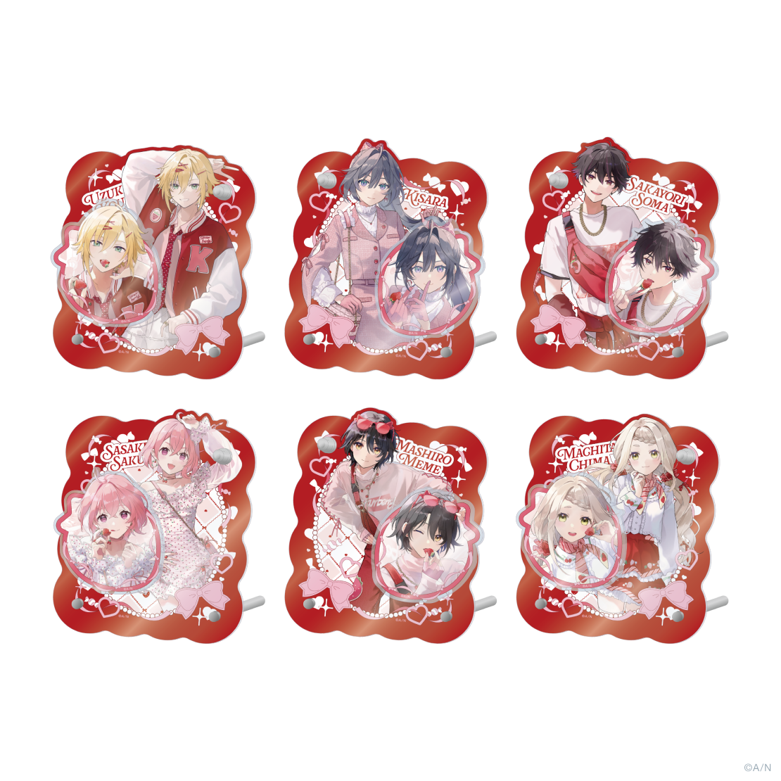 【いちごまにあ】マグネットアクリルパネル