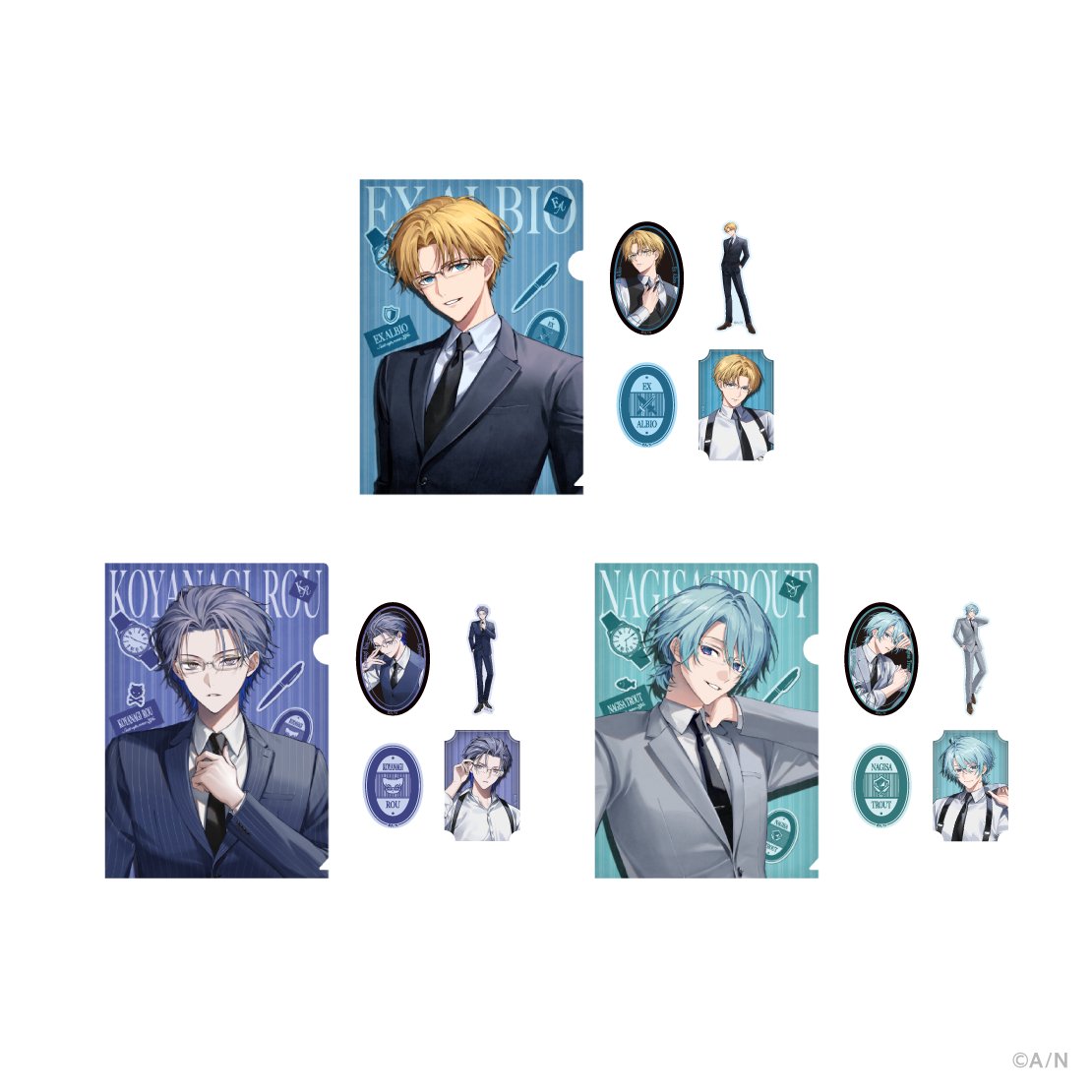 【Suit Up,New Life.】クリアファイル＆ステッカーセット