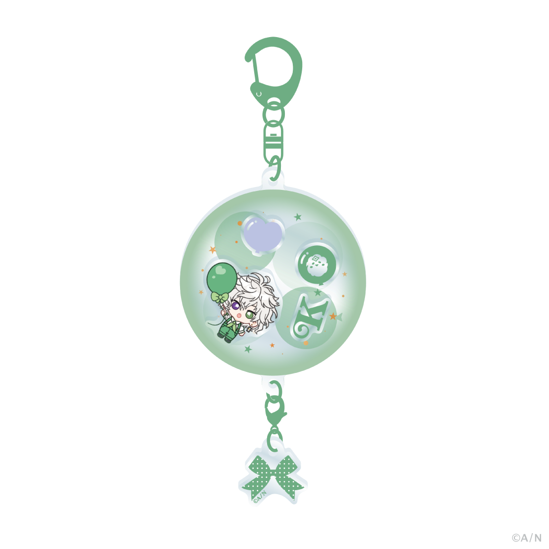 【ふわふわバルーン】シャカシャカアクリルキーホルダー