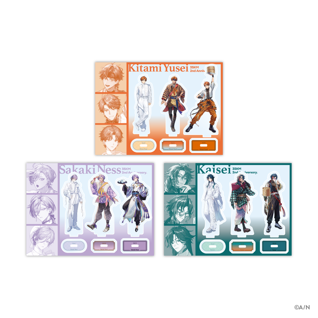 【3SKM 2nd Anniversary】ミニアクリルスタンドセット
