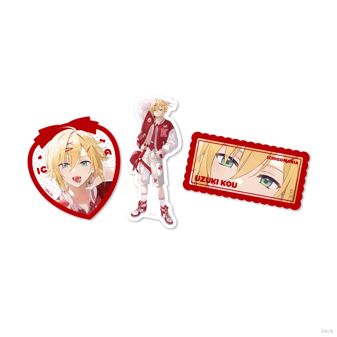 【いちごまにあ】ステッカーセット