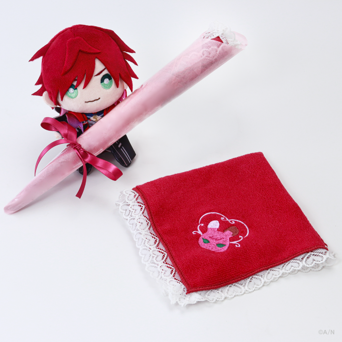 【Rose Valentine】ブーケ風ハンカチ