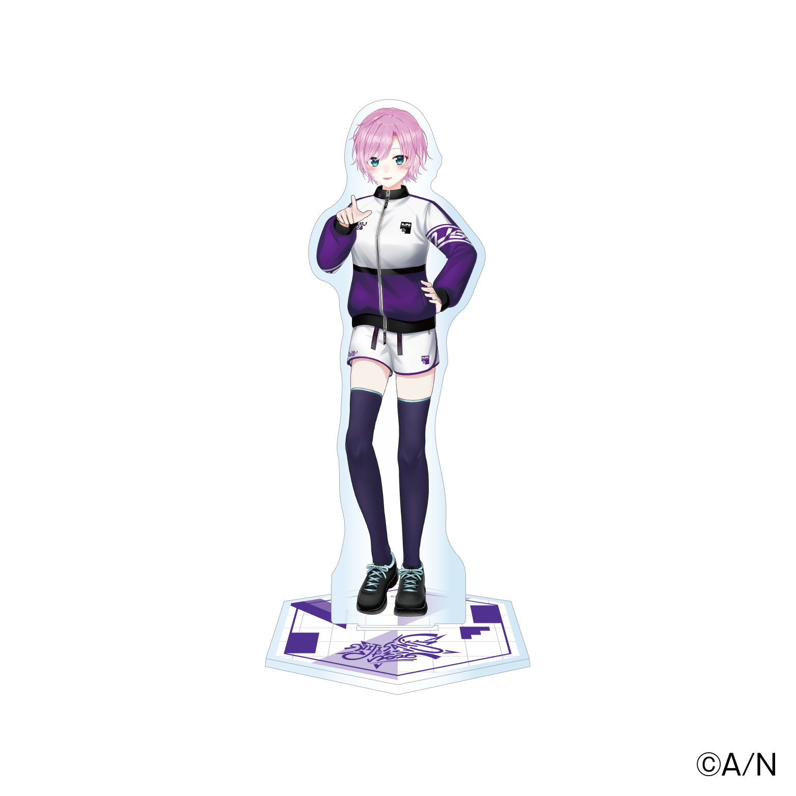 【にじフェス2026】クラスジャージアクリルスタンド バイオレット