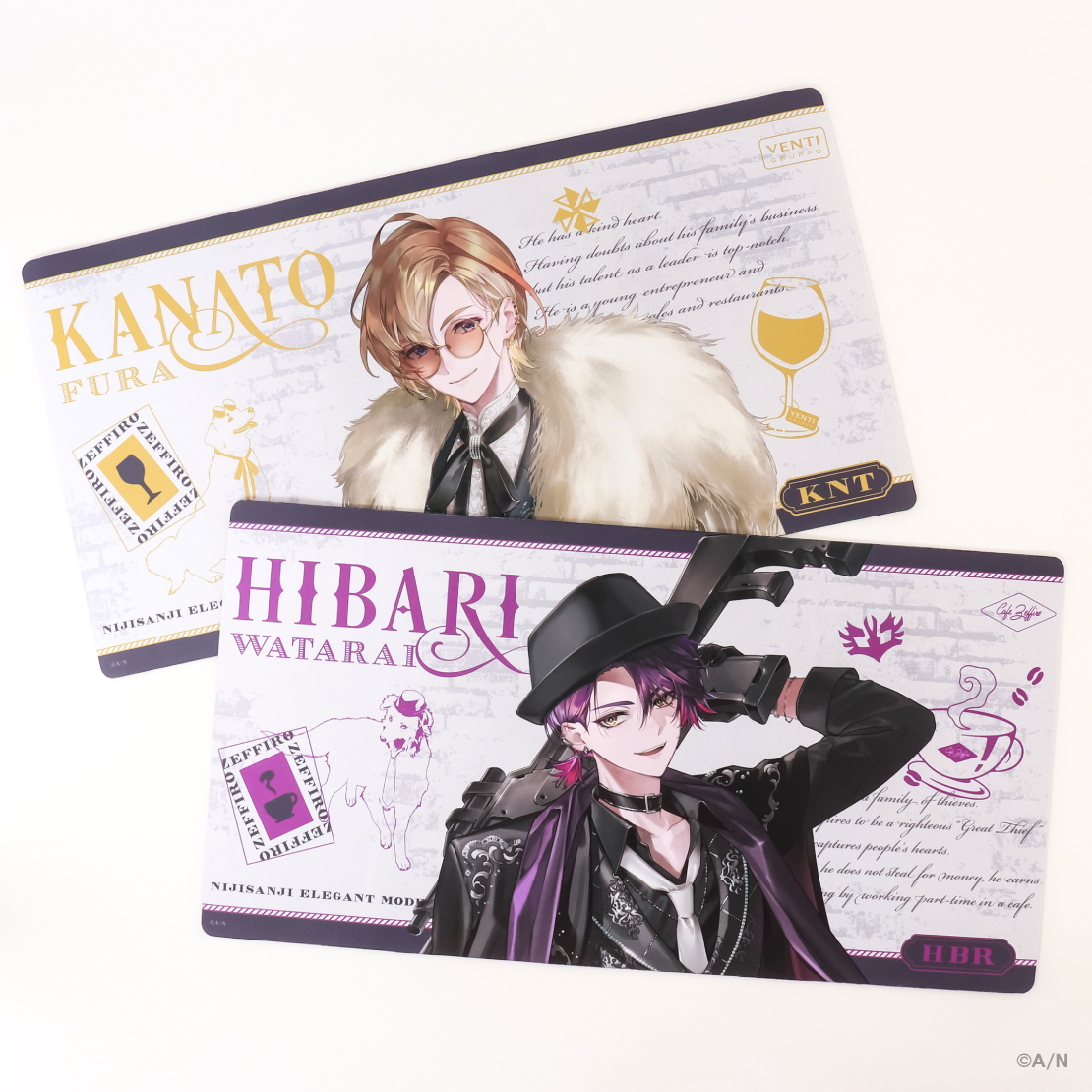 【NIJISANJI Elegant Mode Type：Kanato&Hibari】大判ラバーマット