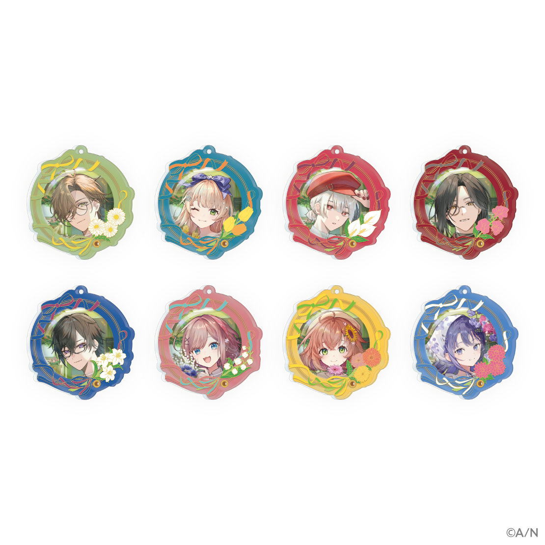 【My Florist】アクリルフレーム入り缶バッジ