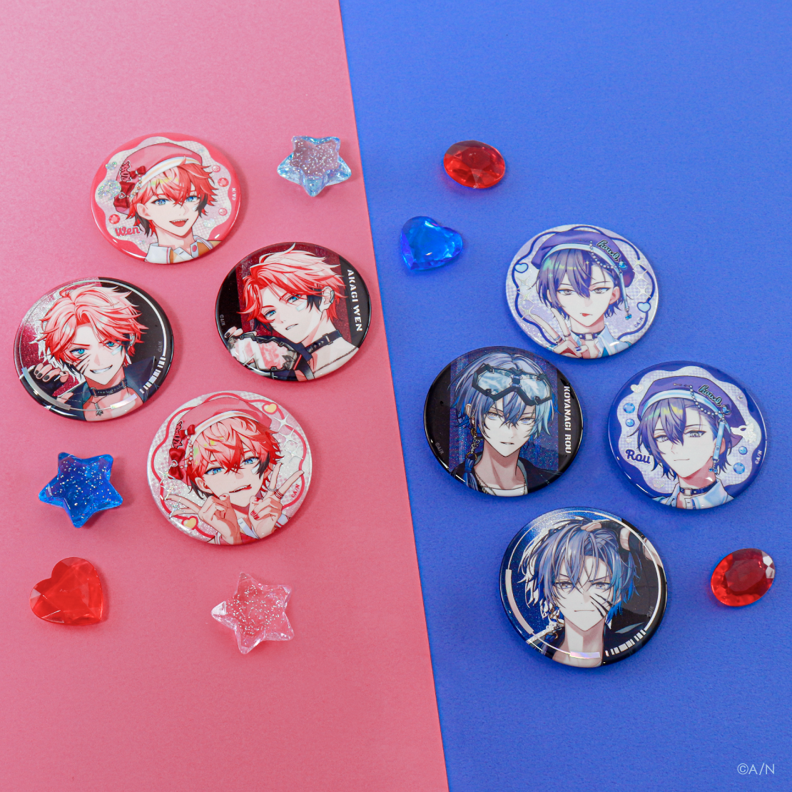 【ぎゃうるふ】ランダム缶バッジ