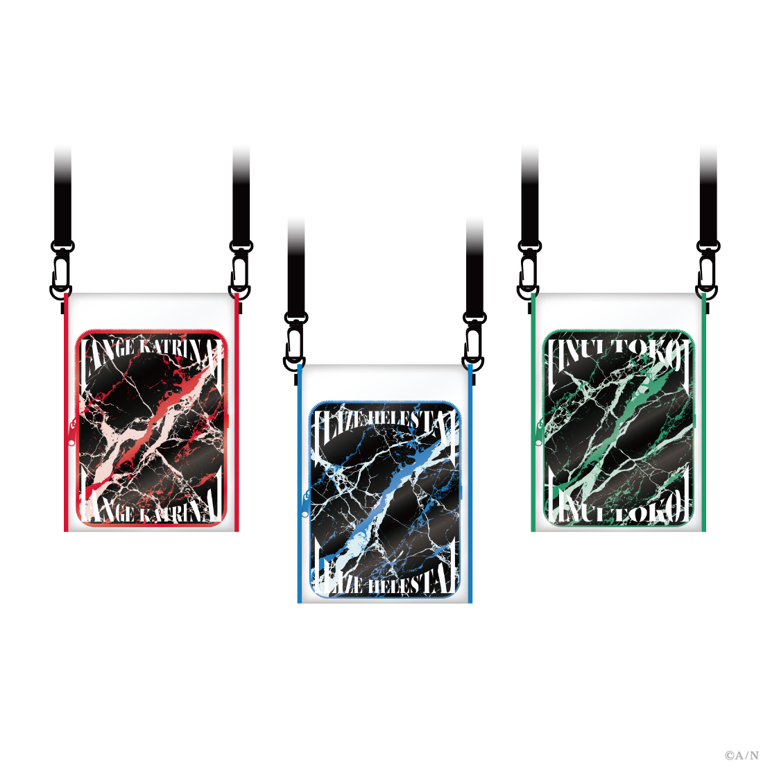 【さんばか 7th】ポーチ付きクリアショルダーバッグ