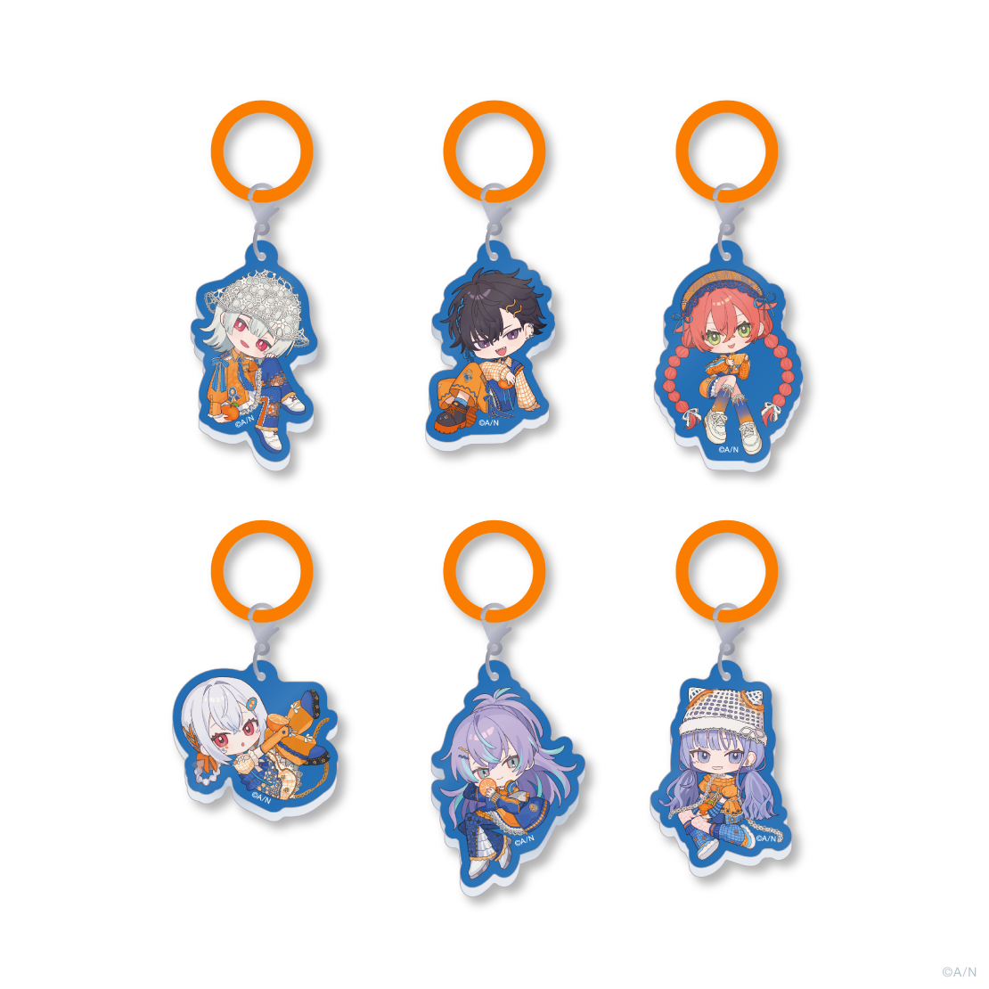 【メランコリックオレンジ】ランダムアンブレラチャーム