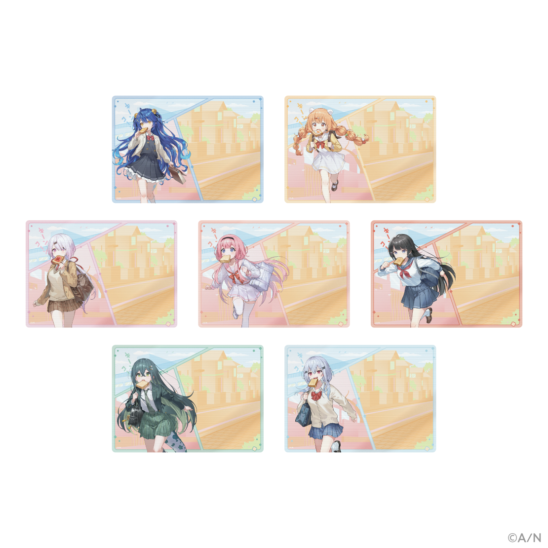 【食パンダッシュ】レンチキュラーアート