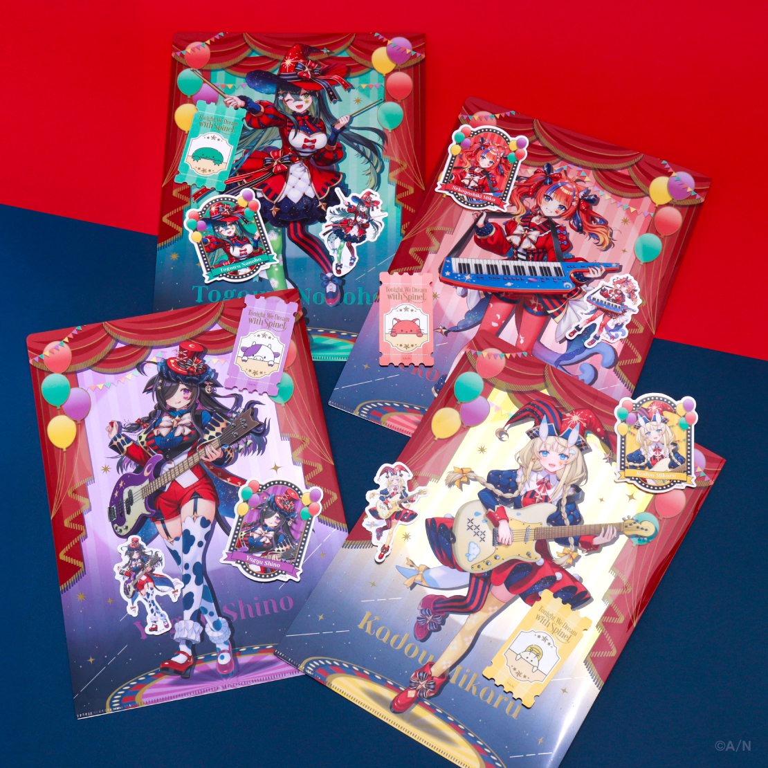 【よいゆめ Half】メタリッククリアファイル＆ステッカーセット