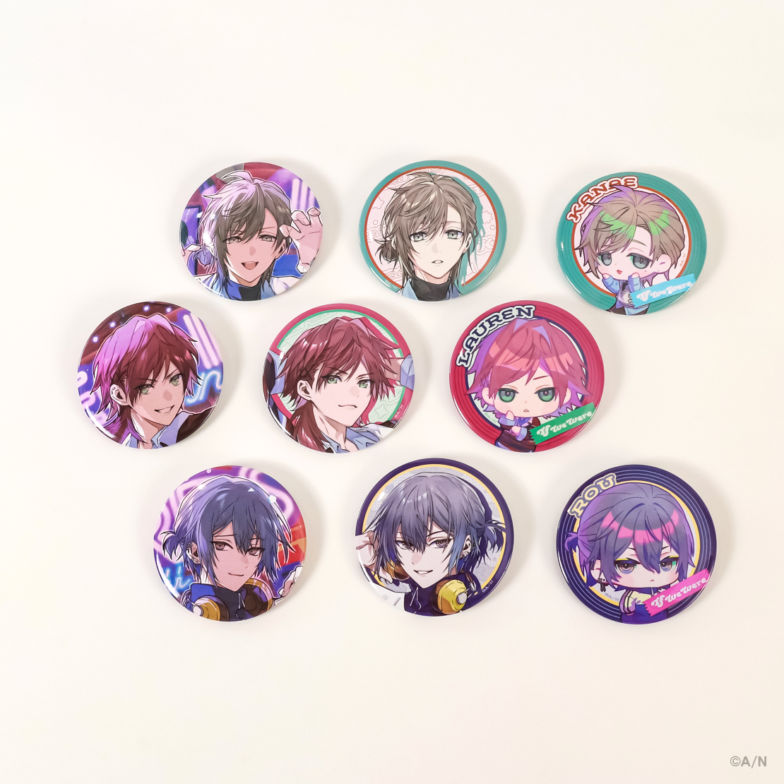【If We Were ~Kanae, Lauren & Rou ver.~】缶バッジセット