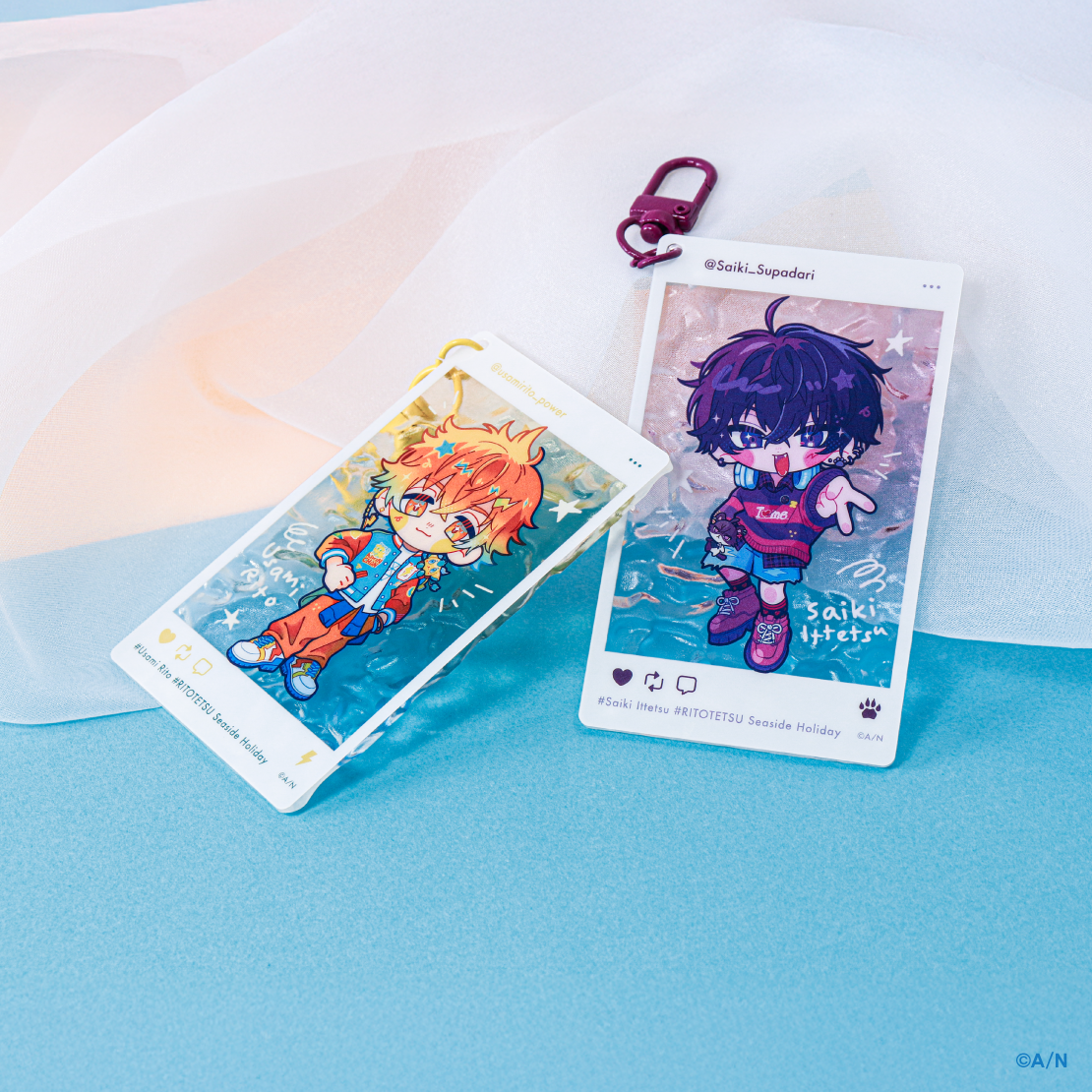 【RITOTETSU Seaside Holiday】キーホルダー