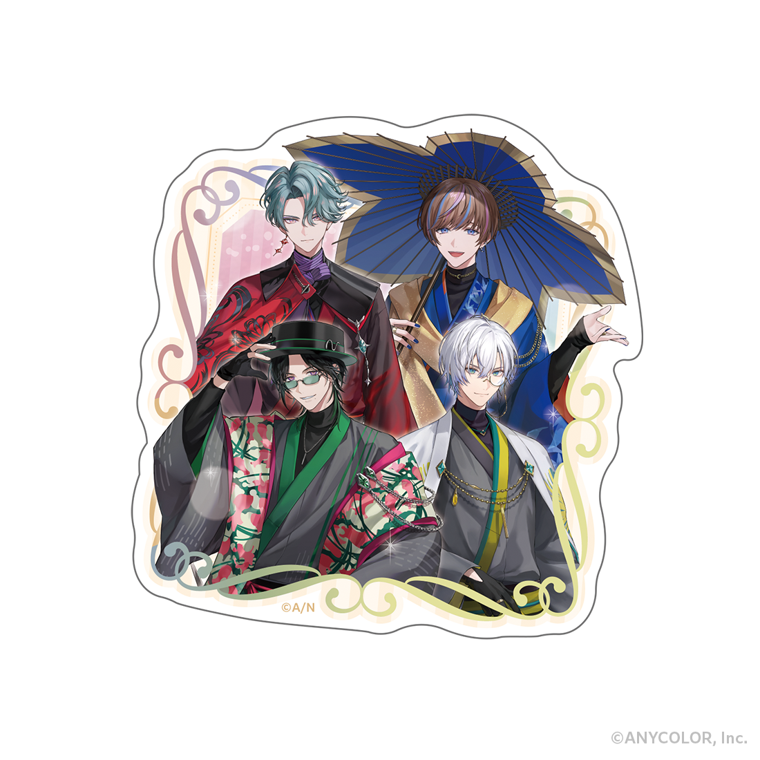 【NIJISANJI EN周年記念アイテム】ランダムダイカットステッカー