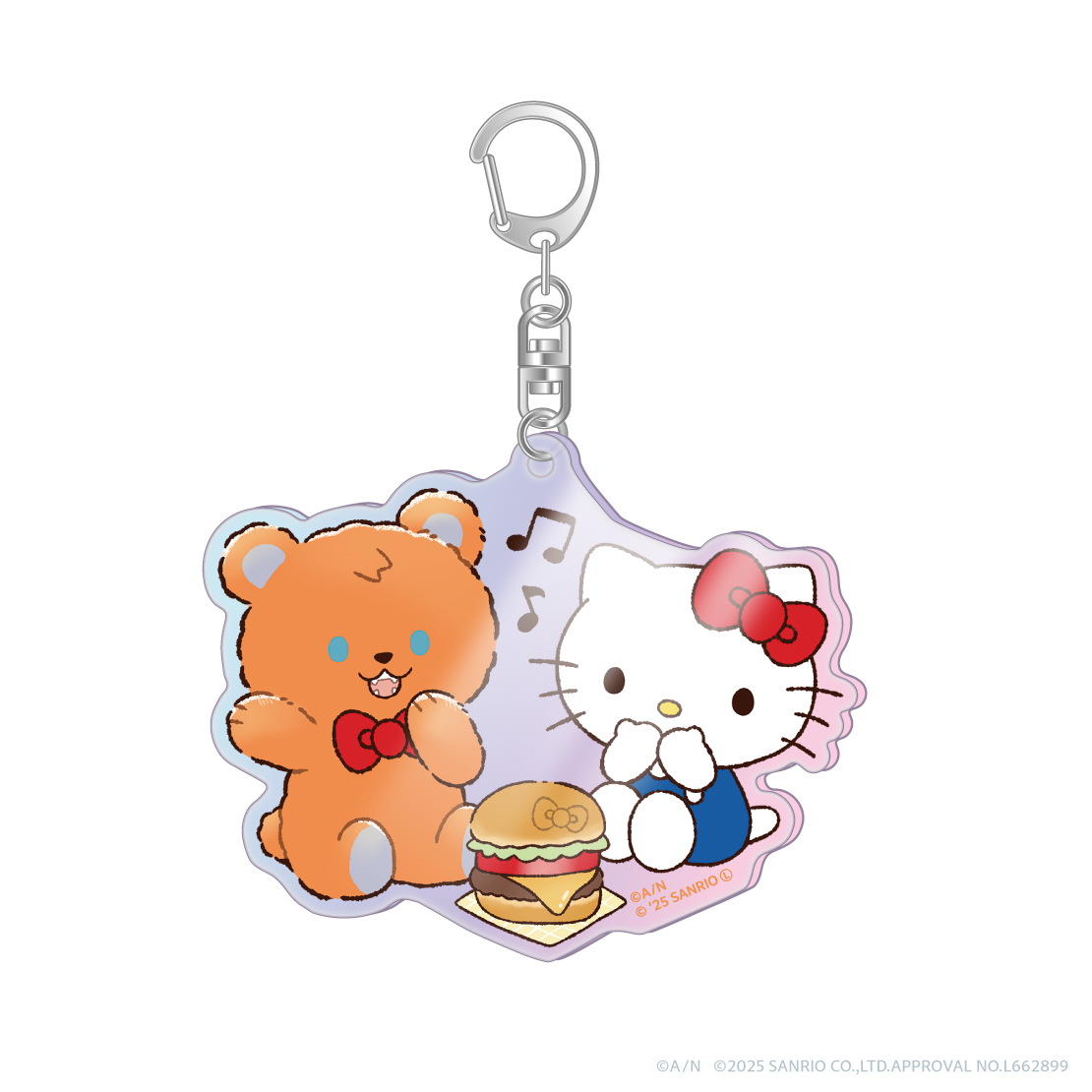 【3SKM×サンリオキャラクターズ】オーロラアクリルキーホルダー