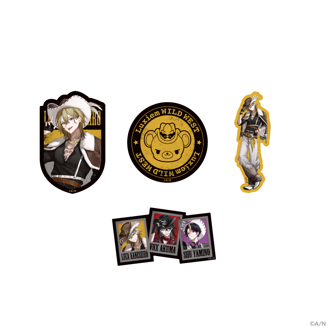 【Luxiem WILDWEST】ステッカーセット
