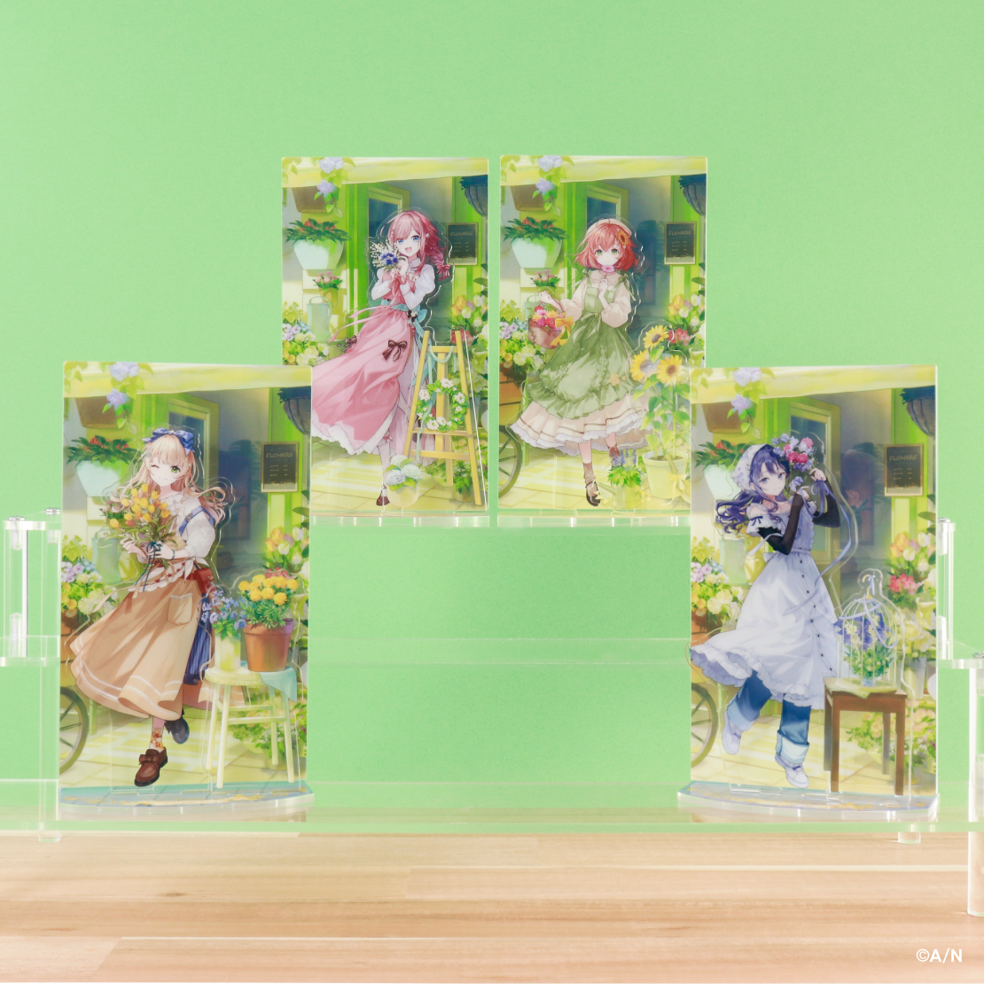 【My Florist】パーツ付きアクリルスタンド